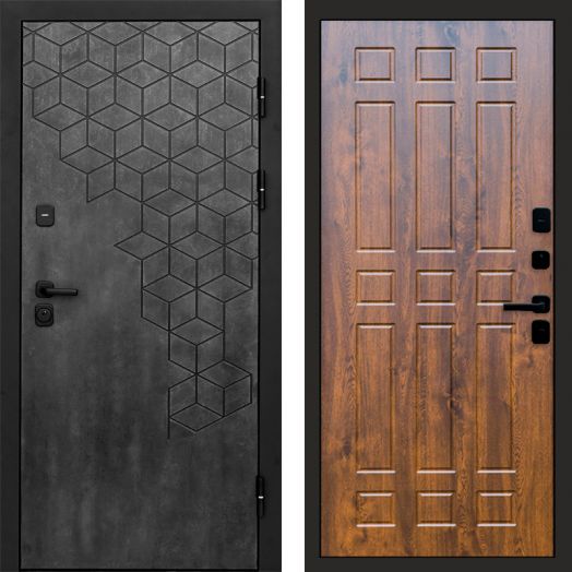 Входная дверь Termo-door Спейс Бетон патина - Спарта Дуб