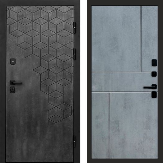 Входная дверь Termo-door Спейс Бетон патина - Горизонт Бетон темный