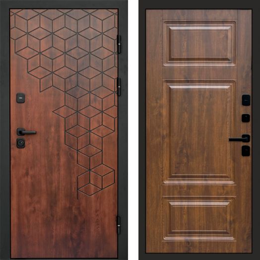 Входная дверь Termo-door Спейс Дуб патина - Лион Дуб