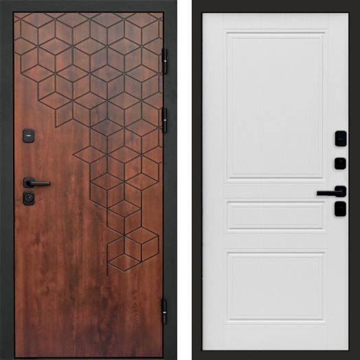 Входная дверь Termo-door Спейс Дуб патина - Классика Лиственница