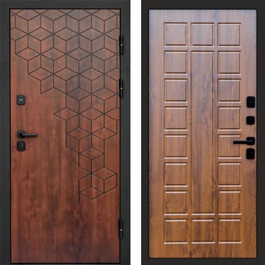 Входная дверь Termo-door Спейс Дуб патина - Престиж Дуб