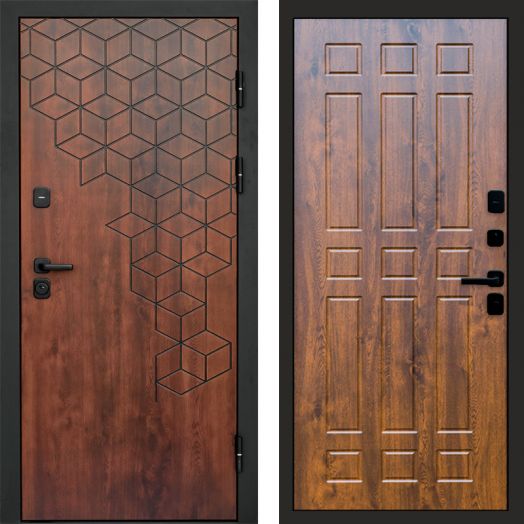 Входная дверь Termo-door Спейс Дуб патина - Спарта Дуб