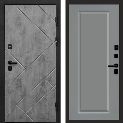 Входная дверь Termo-door Стоун Бетон - Гранд Грей софт