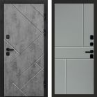 Входная дверь Termo-door Стоун Бетон - Горизонт Грей софт