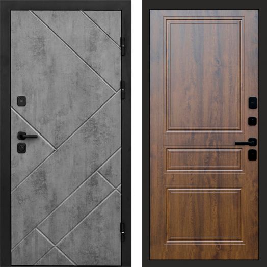 Входная дверь Termo-door Стоун Бетон - Классика Дуб