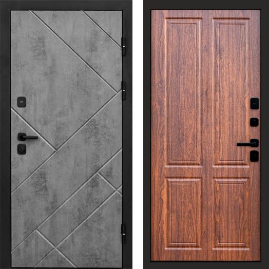 Входная дверь Termo-door Стоун Бетон - Орех стандарт