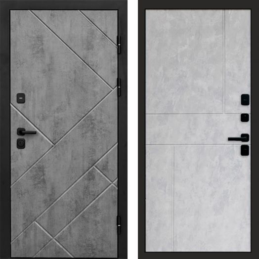Входная дверь Termo-door Стоун Бетон - Горизонт Бетон светлый