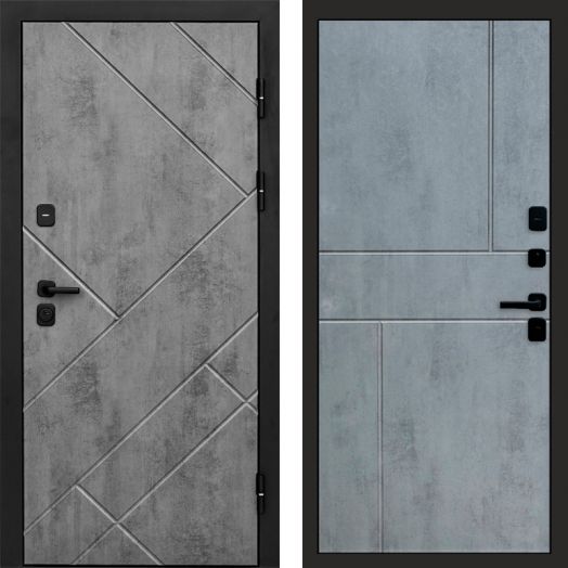 Входная дверь Termo-door Стоун Бетон - Горизонт Бетон темный