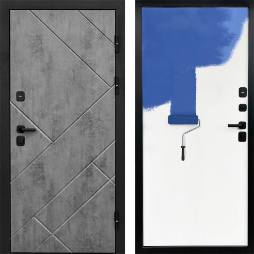 Входная дверь Termo-door Стоун Бетон - Грунт под покраску
