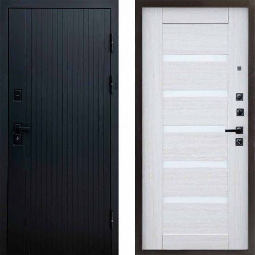Входная дверь Termo-door Твист Black style - Царга Лиственница