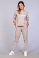 Спортивный костюм с брюками ТК-359с [светло-бежевый]
