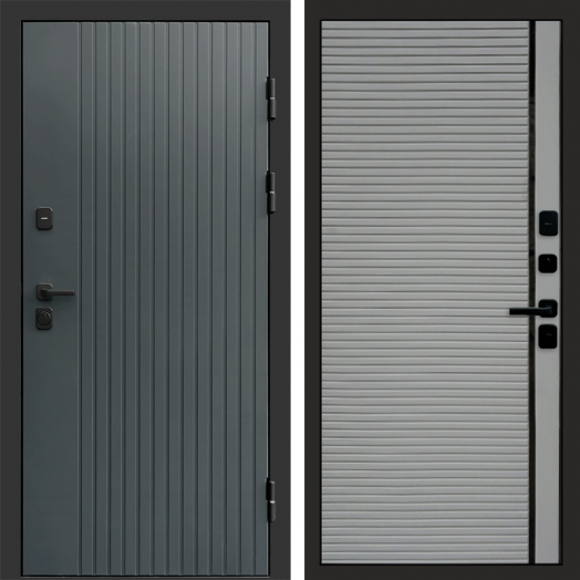 Входная дверь Termo-door Твист Грей style - Porte Грей софт