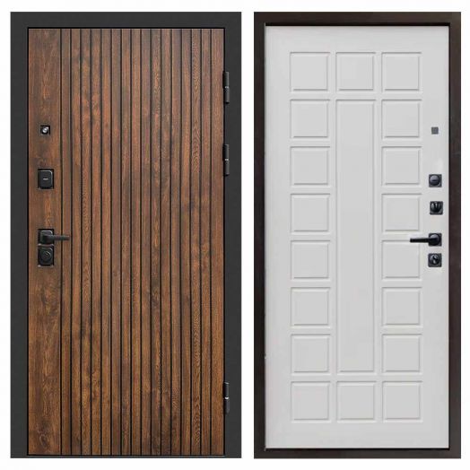 Входная дверь Termo-door Твист Дуб style - Престиж Бежевый матовый