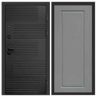 Входная дверь Termo-door Фаворит Black - Гранд Грей софт