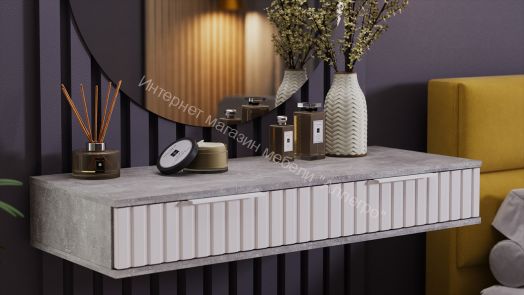 Стол туалетный Хилтон - 402.007.000 Ателье светлый, Белый матовый