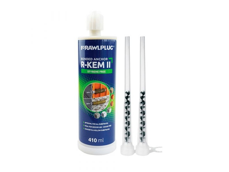 Химический анкер картридж 410 мл + 2 смесителя R-KEM-II-W-410 Rawlplug (Зимняя)