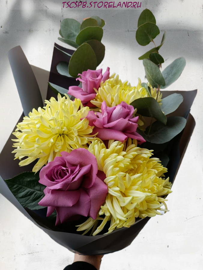 Букет Оттенки серого