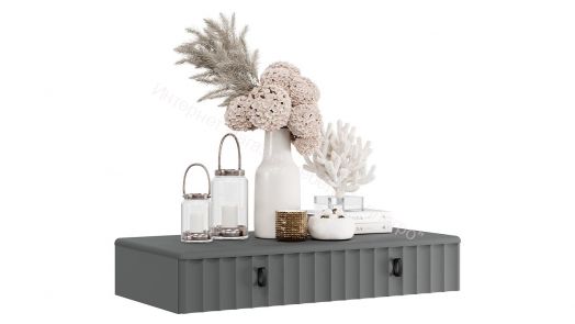 Стол туалетный «Тиффани» - 407.004.000 Серый графит, Графит матовый