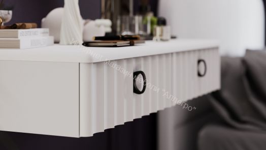 Стол туалетный «Тиффани» - 407.004.000 Белый Жемчуг, Белый софт