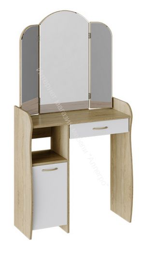 Туалетный столик "София" Т1 Дуб Сонома/Белый