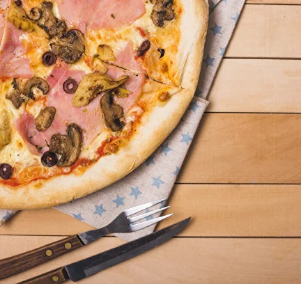 ПИЦЦА "ВЕТЧИНА ГРИБЫ"