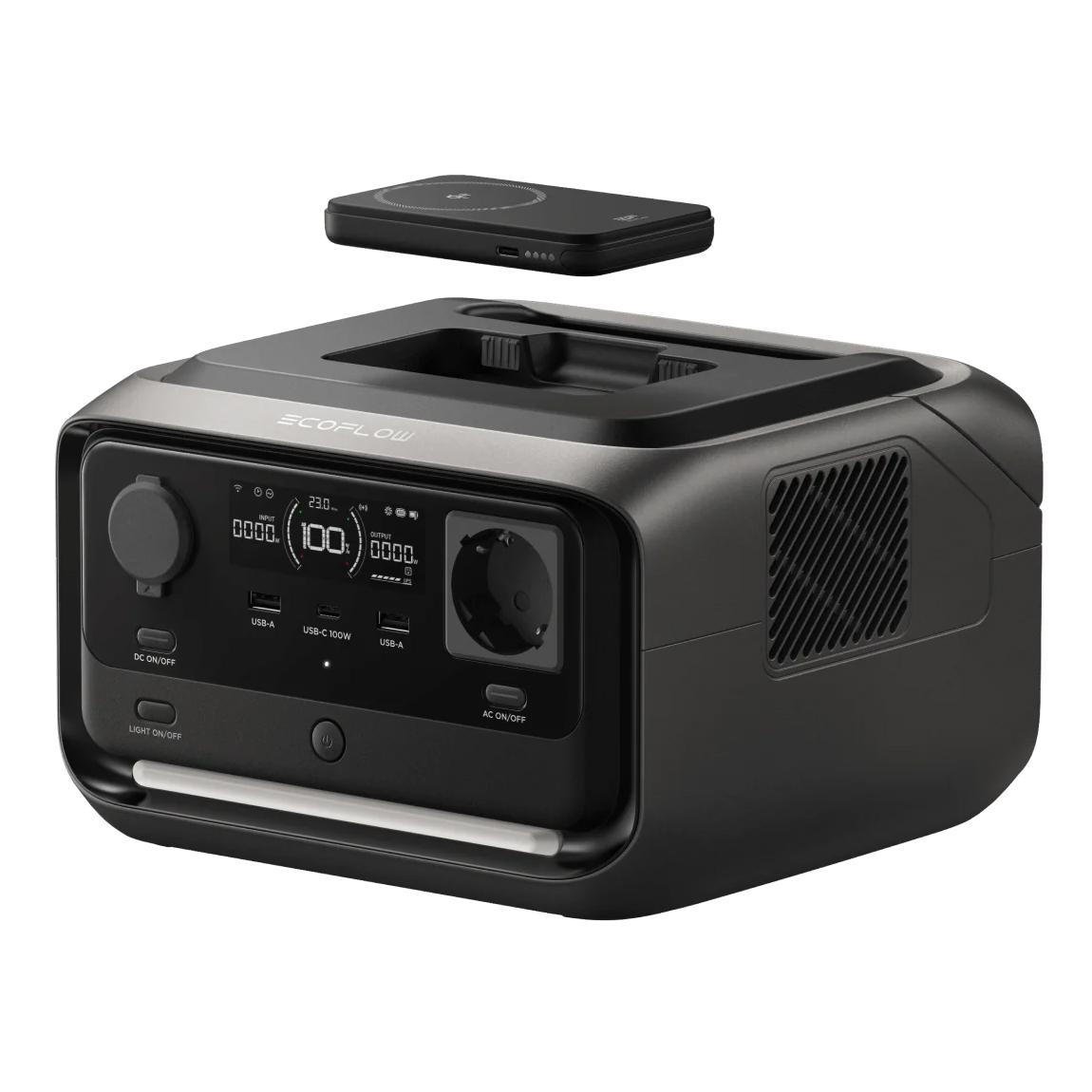 Портативная зарядная станция EcoFlow RIVER 3 Plus Wireless (286 Втч)