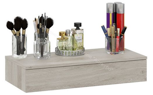 Тумба подвесная с зеркалом «Порто» - СМ-102.08.001-02 Баттл Рок