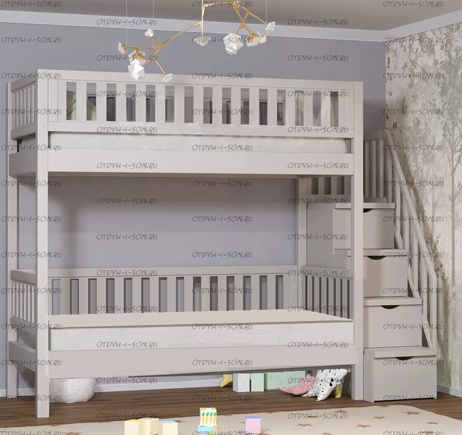 Кровать двухъярусная Лейла №80