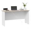 Стол письменный тип 14 (1400) Дуб Сонома, Белый Ясень