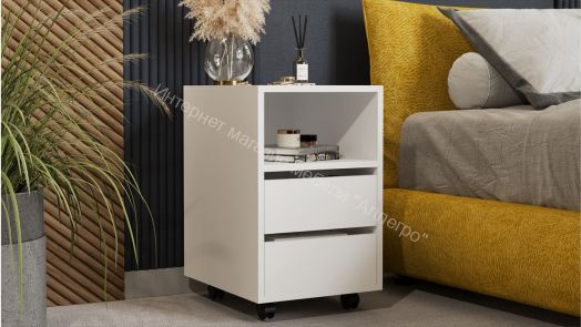 Тумба выкатная Тип 14 Белый Ясень