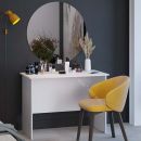 Стол с зеркалом тип 14 (1000) Белый Ясень