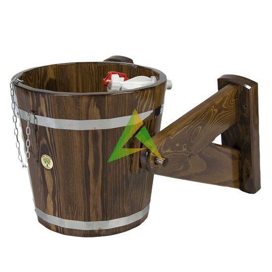 Обливное устройство из лиственницы 12 л. Мореная