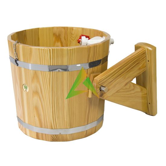 Обливное устройство из лиственницы 20 л. Натуральная