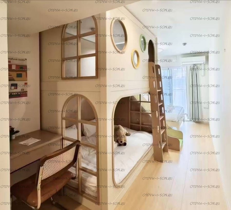 Кровать двухъярусная Домик Sky №81