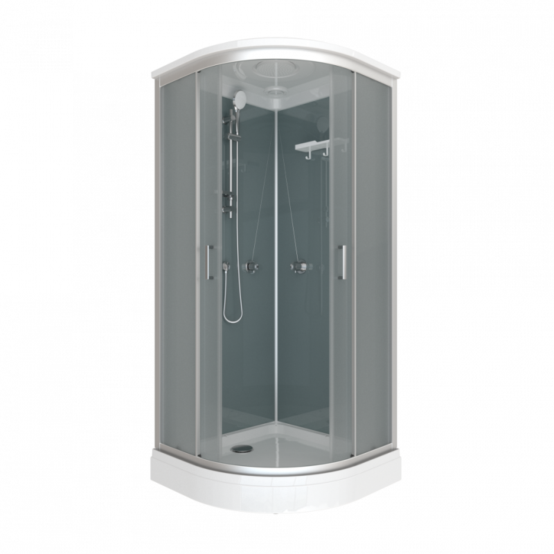 Душевая Кабина Triton Прайм-Сатин-Вельвет 90х90 А, низкий поддон DK443