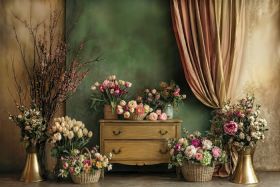 Фон стена "Summer wall №30"