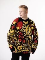 Свитер Хохлома