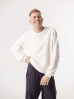 Свитшот базовый молочный