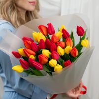 Тюльпаны микс в упаковке (от 15шт )