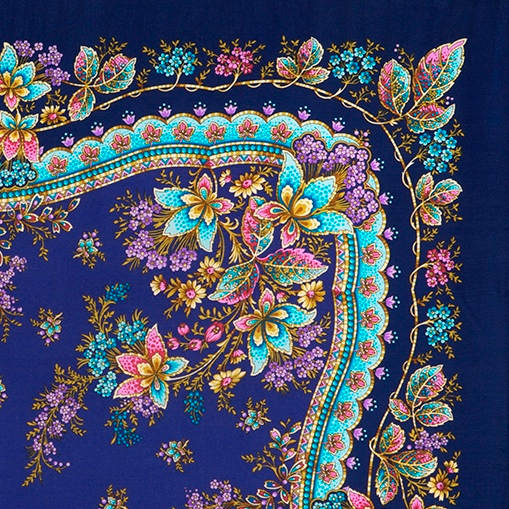 Платок павловопосадский 110*110 см Уральский сказ [14]
