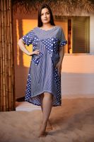 Платье 9202 [полоса горох джинс]