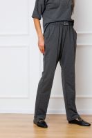 Брюки женские трикотажные со стрелкой 343 [темно-серый]