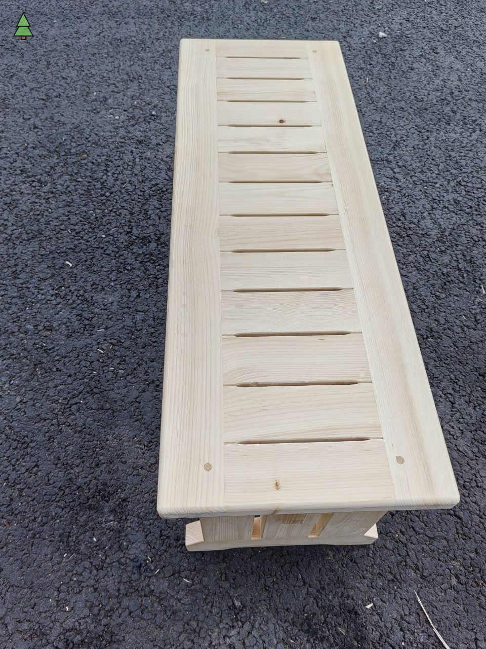 Скамейка из кедра ручной работы 1200*490*420 мм