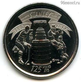 Канада 25 центов 2017