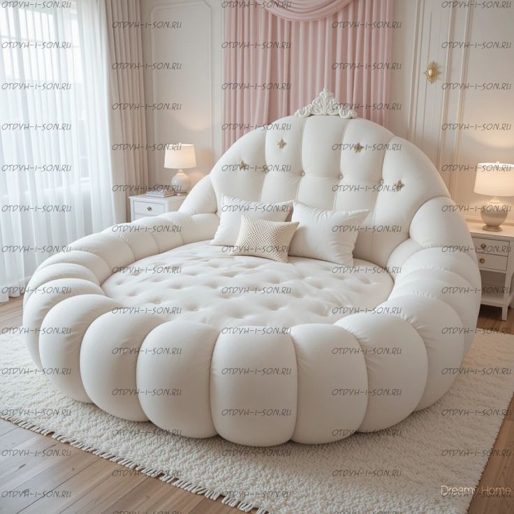 Кровать круглая Berta-28