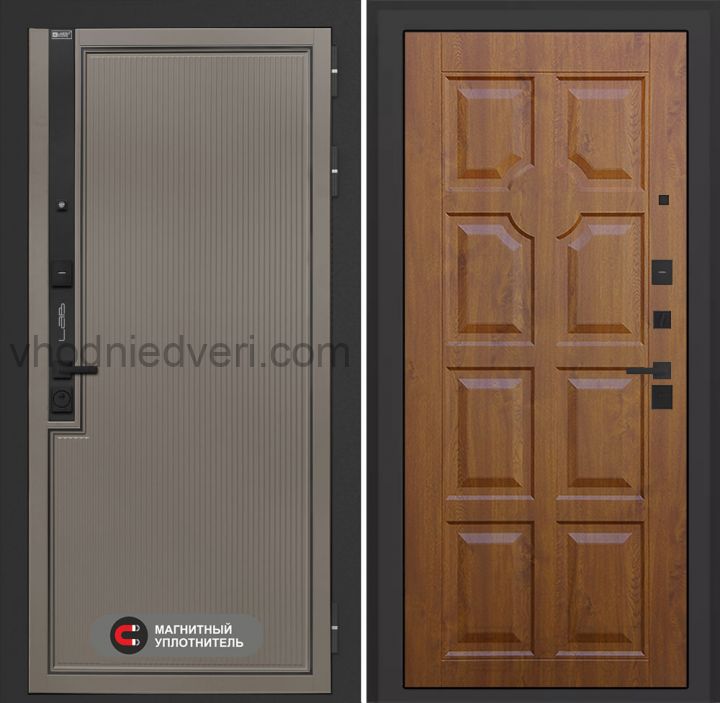 Входная дверь Лабиринт Лаб 1 Про - 17 Винорит Золотой дуб