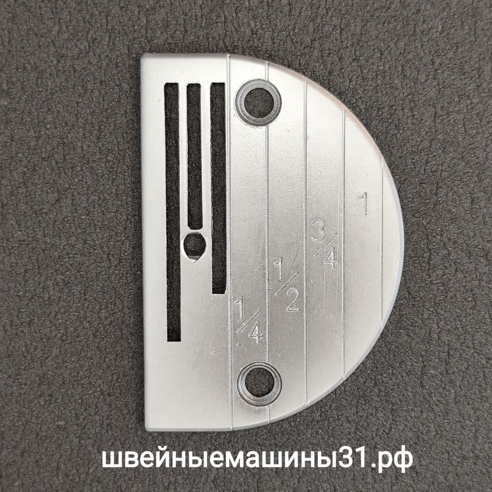 Игольная пластина B 33 трехрядная. Диаметр игольного отверстия 3,2 мм.    Цена 300 руб.