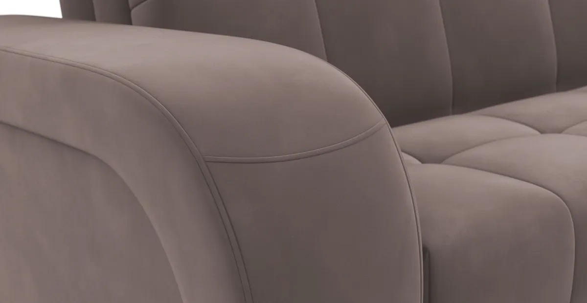 Диван прямой Брюссон аккордеон ткань Prince 06-5