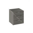 Тумба прикроватная с 3 ящиками «Либерти» - ТД-297.03.01 Хадсон