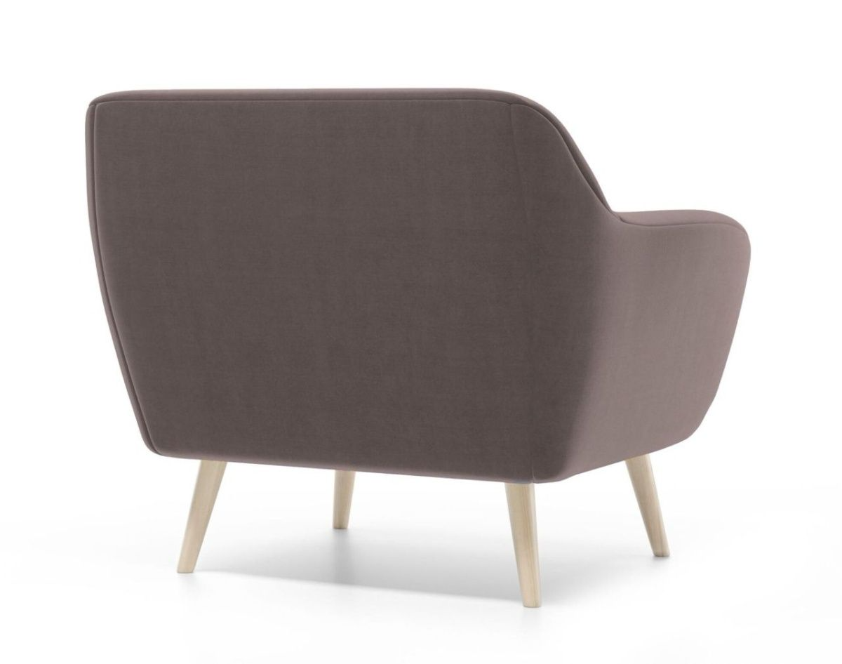 Кресло на ножках Реймс ткань Angora chocolate-3